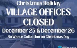 Village Offices Closed in Observance of Christmas