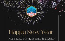 Village Offices Closed in Observance of New Year's Day