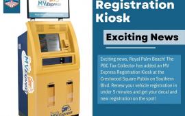Notice – Royal Palm Beach MV Express Registration Kiosk