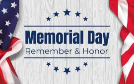 Village Offices Closed in Observance of Memorial Day
