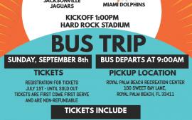 Dolphins vs. Jaguars Bus Trip