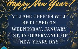 New Years Day Closure