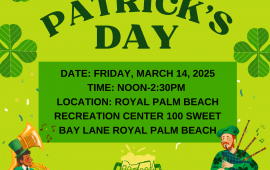 Senior Program Valentine’s Day Party Flyer