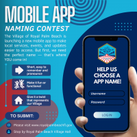 Name Our New Village Mobile App Flyer
