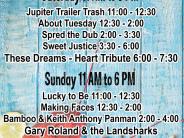  Entertainment Schedule