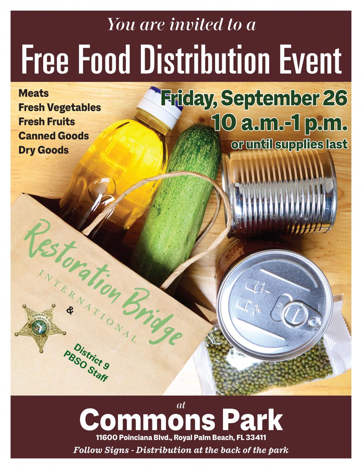 Free Food Distribution Event