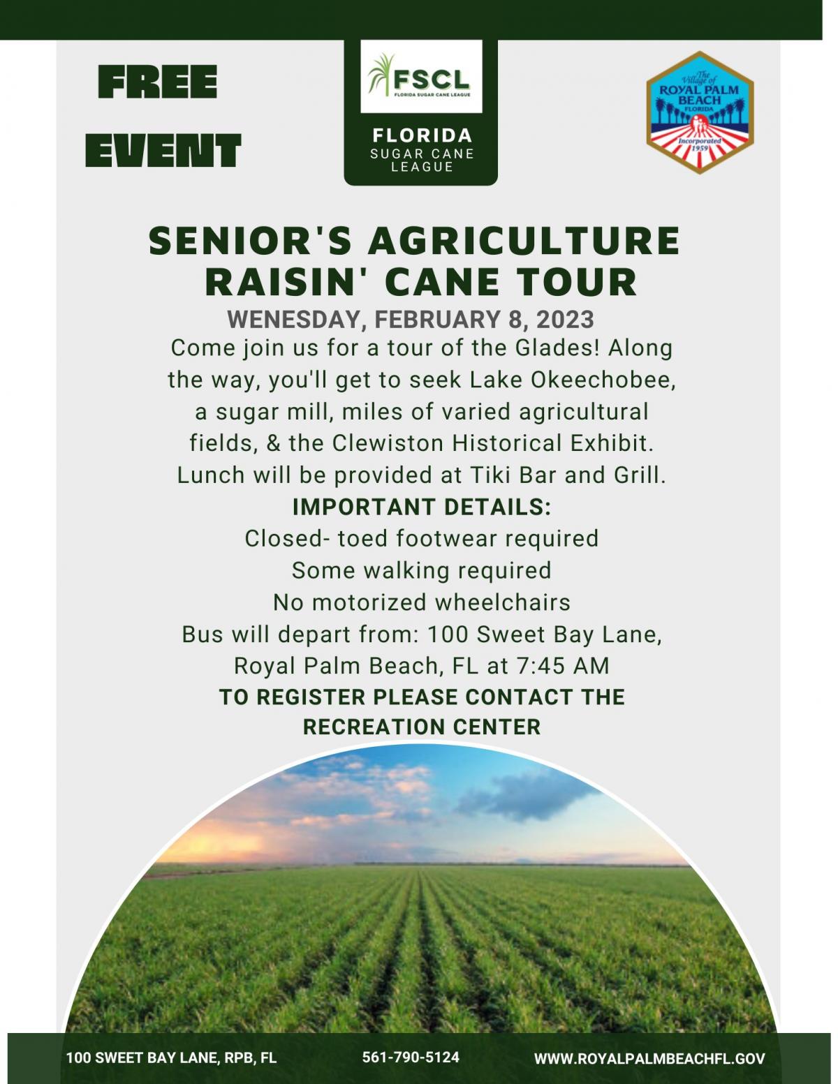 Agriculture Raisin' Cane Tour