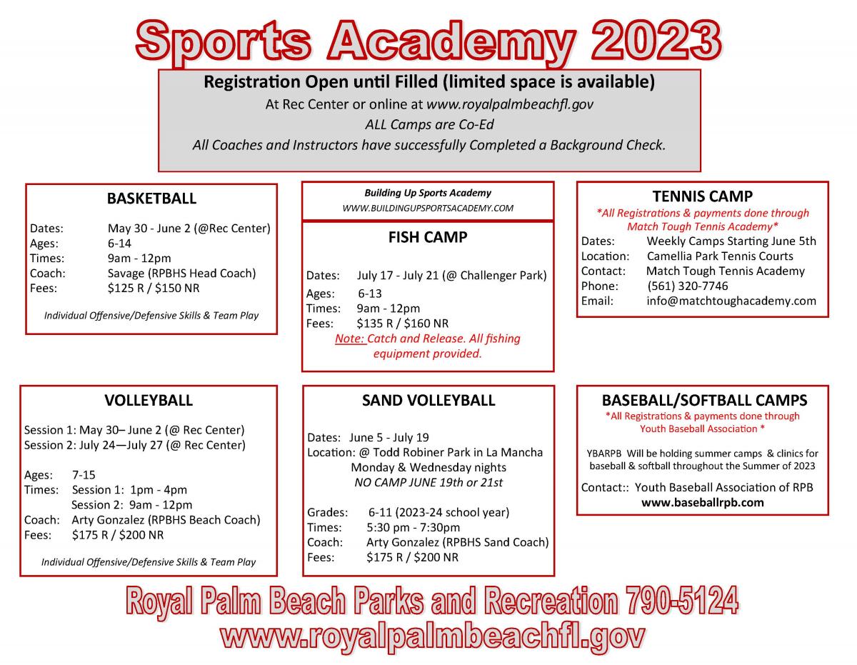 2023 Summer Sports Academy