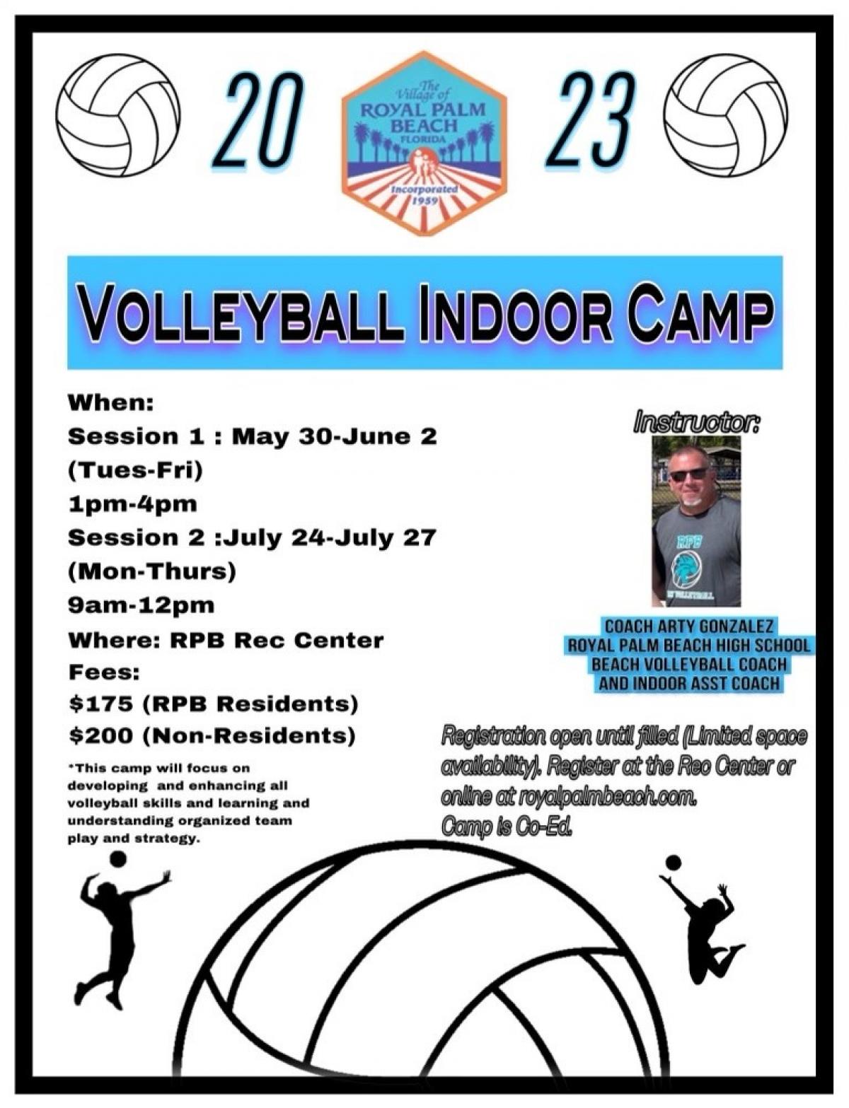 Indoor Volleyball Camp