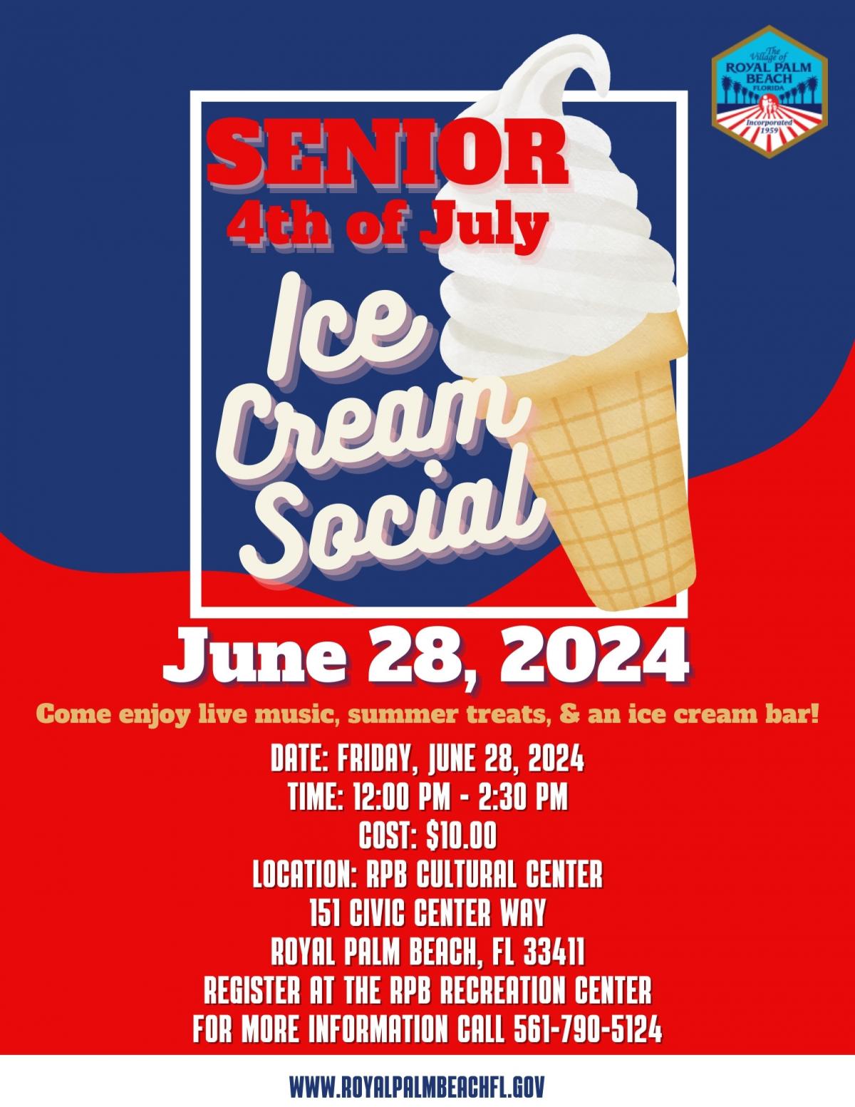 Senior Program Ice Cream Social