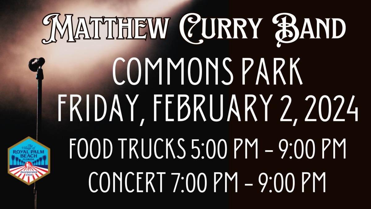 Food Truck Expo and Concert: Matthew Curry Band