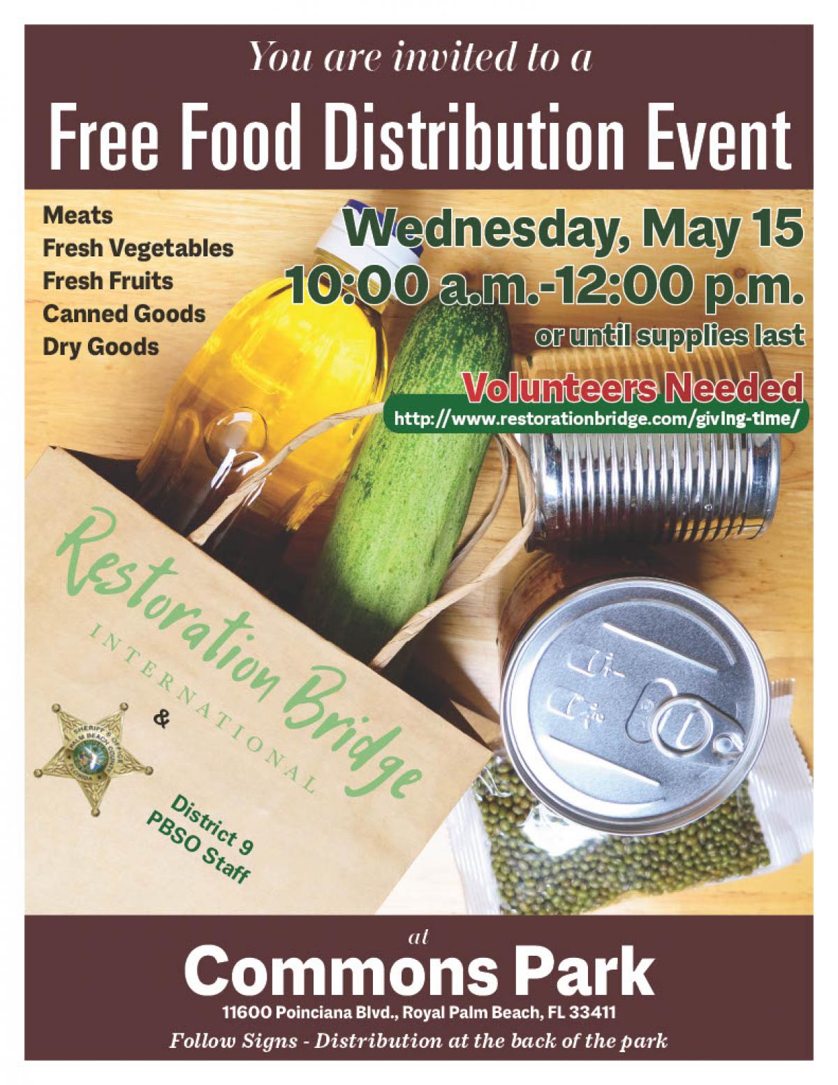 Free Food Distribution Event