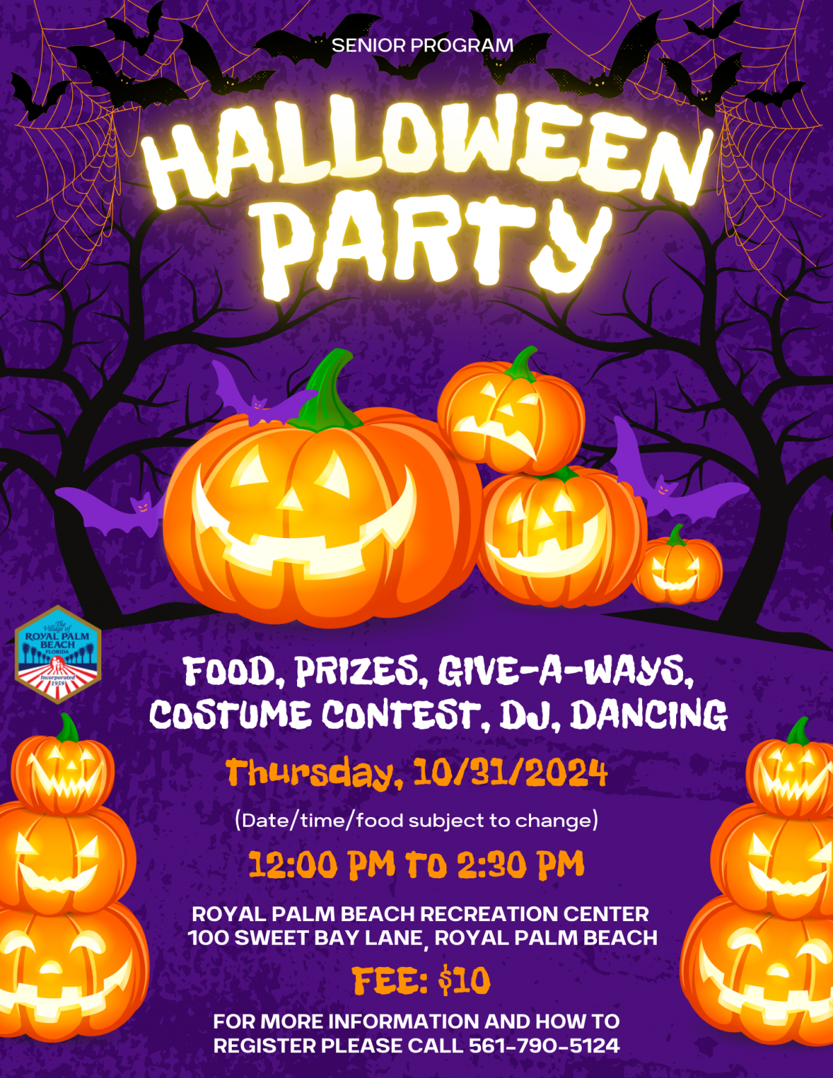 Senior Program: Halloween Party