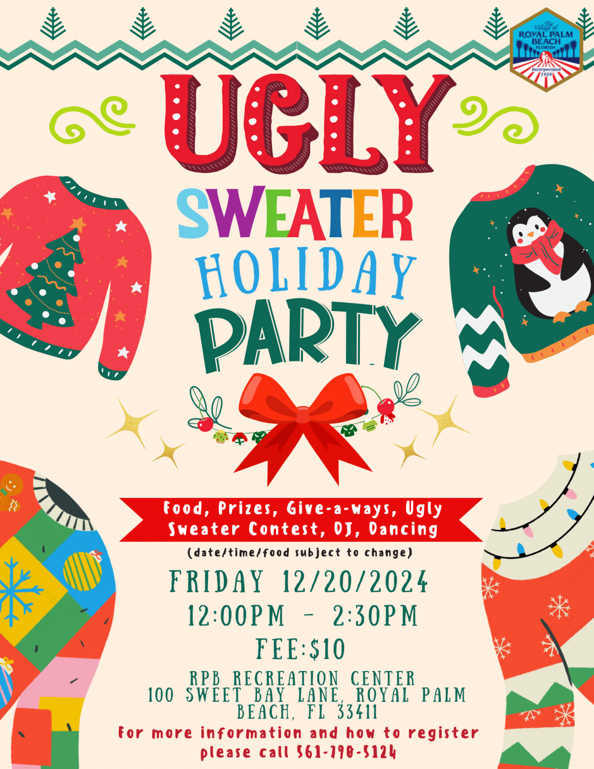 Senior Program: Ugly Sweater Holiday Party