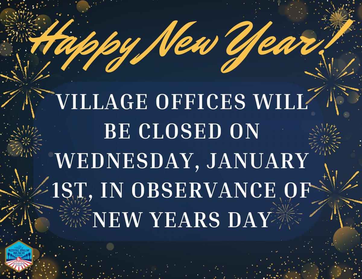 New Years Day Closure