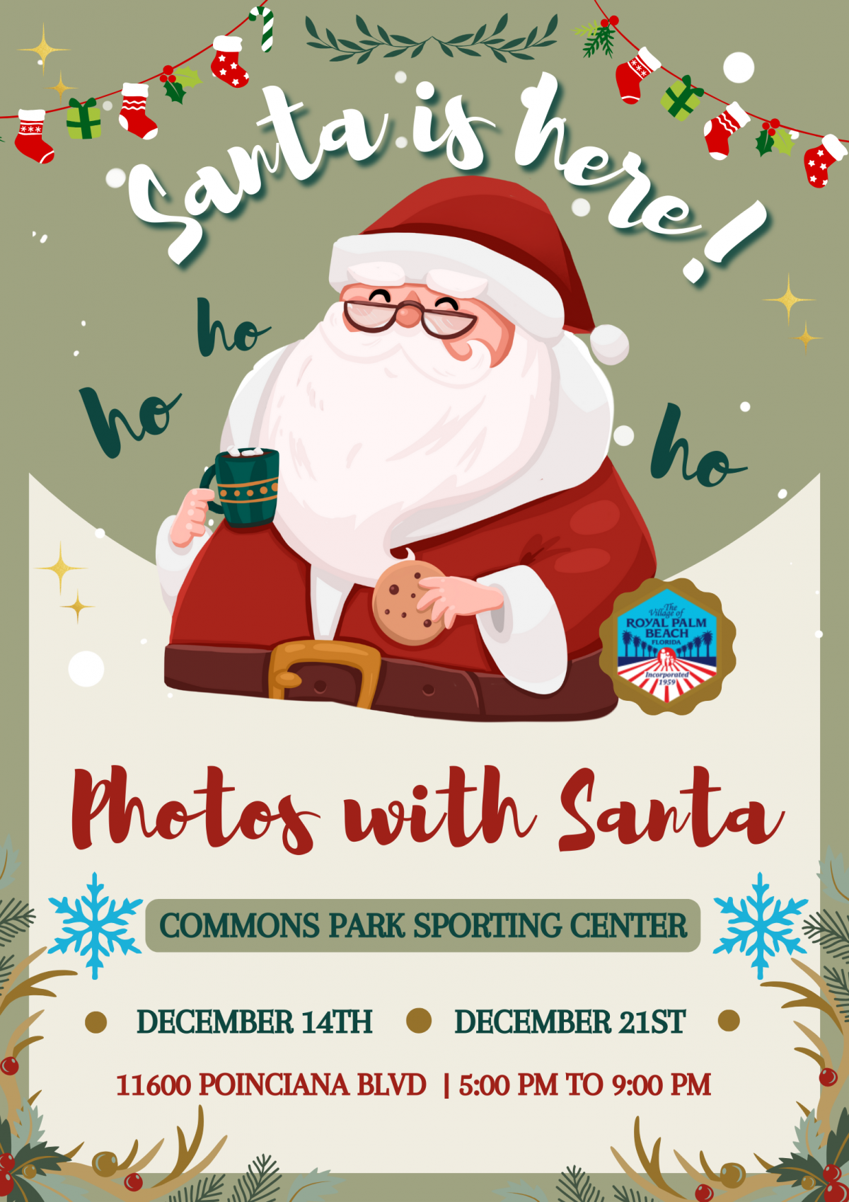 Photos with Santa Flyer