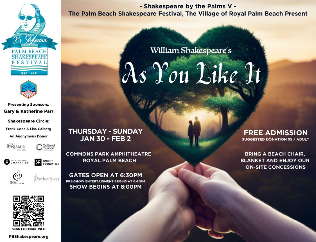 Shakespeare by the Palms V Flyer