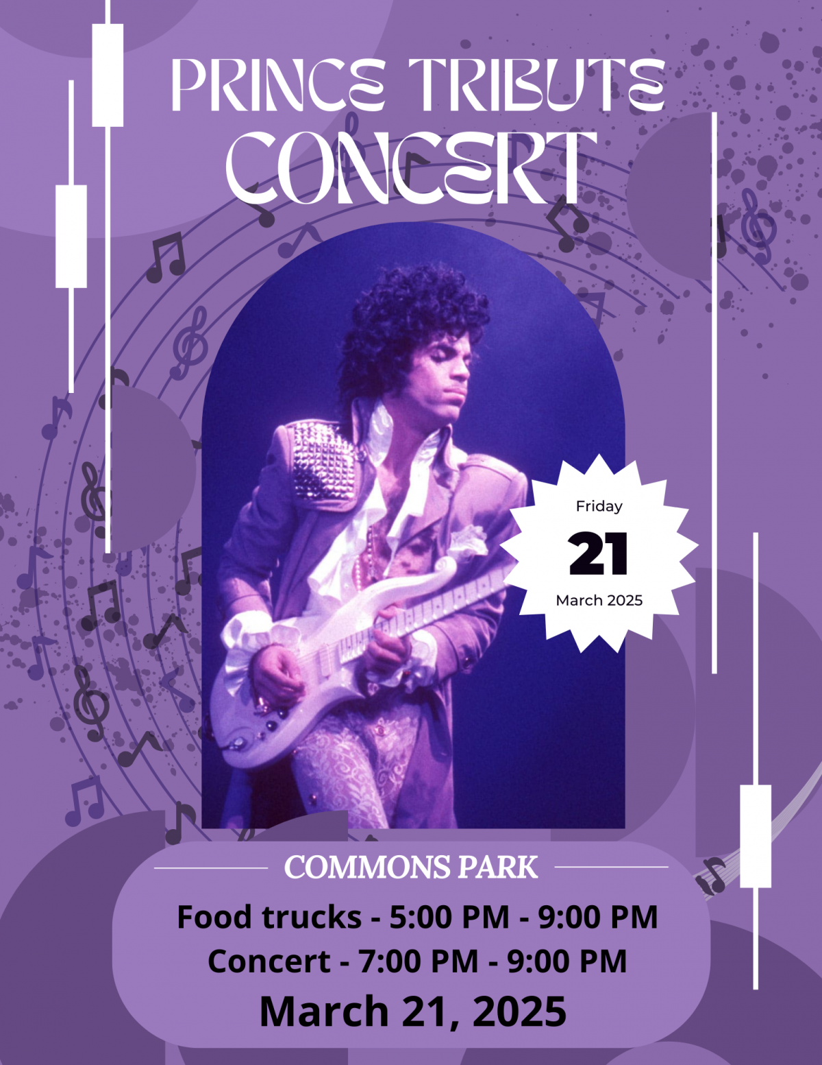 Prince Concert Flyer