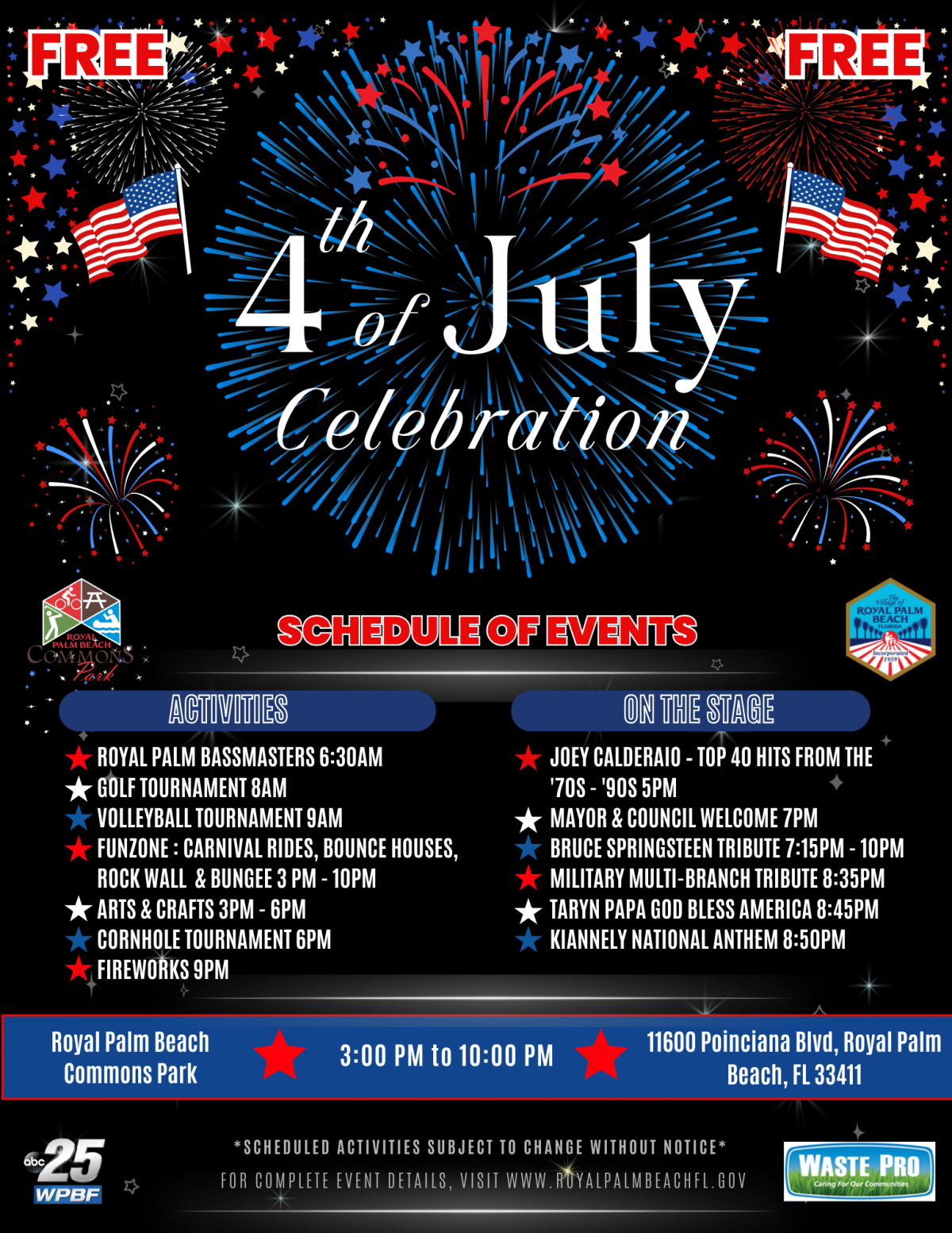 2025 4th of July Celebration