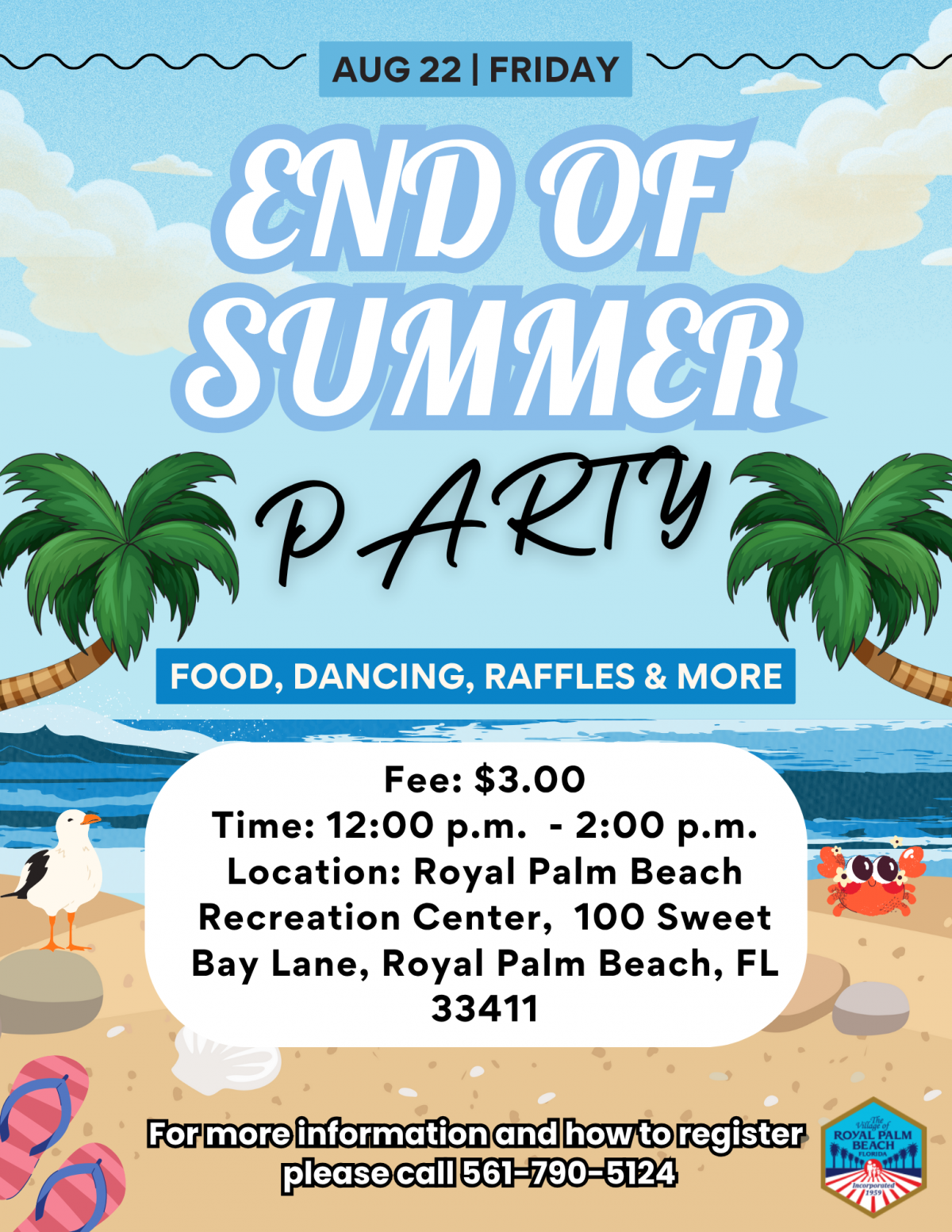 End of Summer Party Flyer