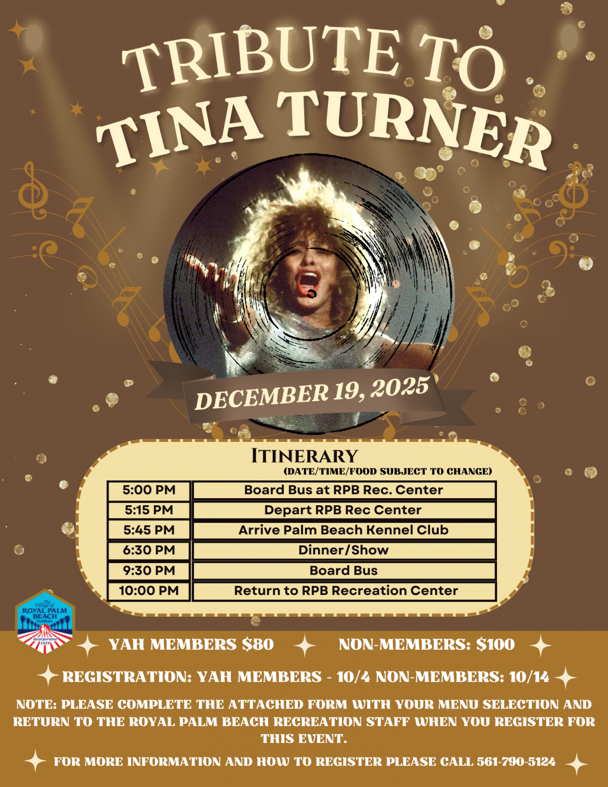 Senior Program: Tribute to Tina Turner