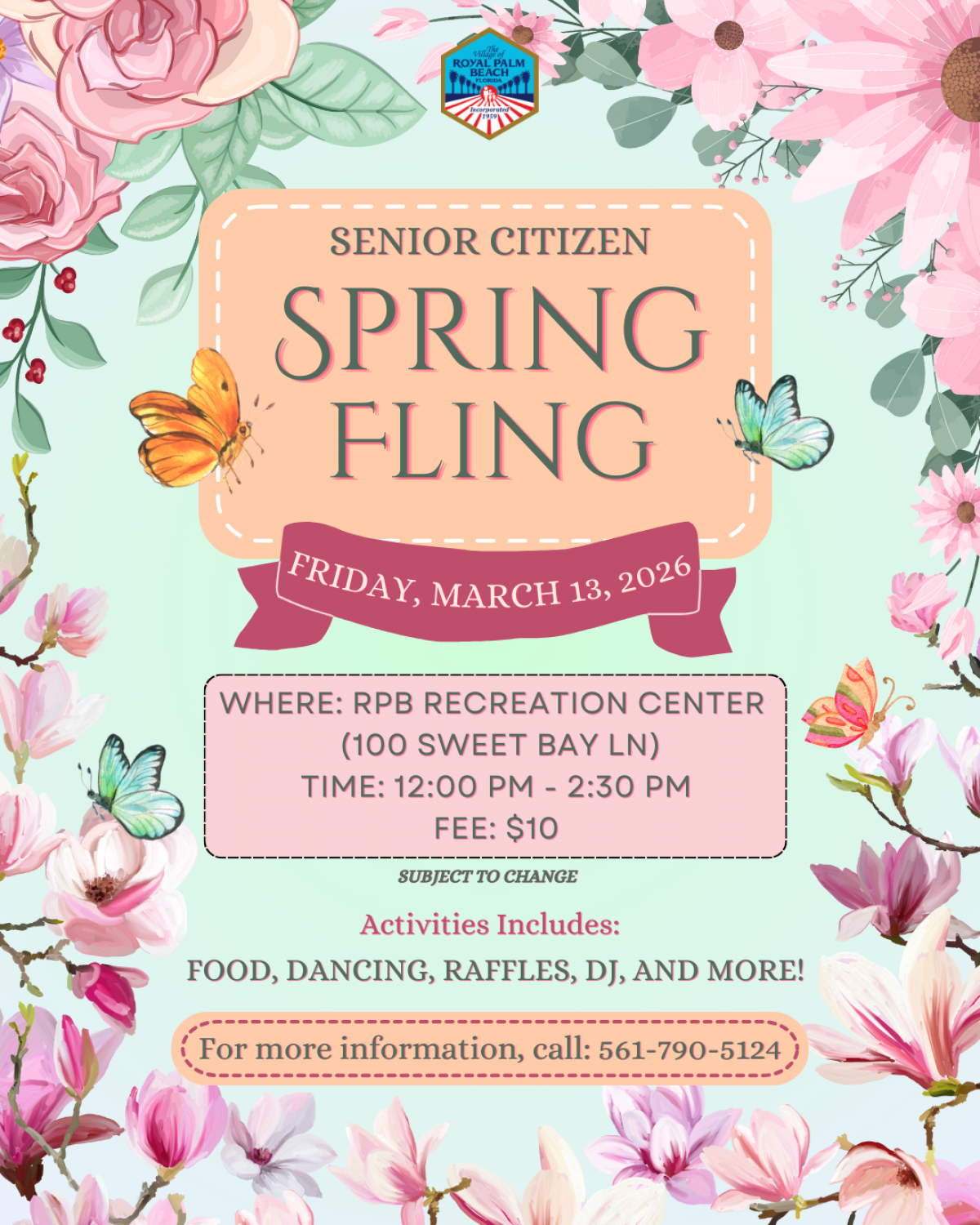 Senior Program: Spring Fling Party