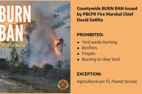 Dry Season Fire Safety & Burn Ban Information